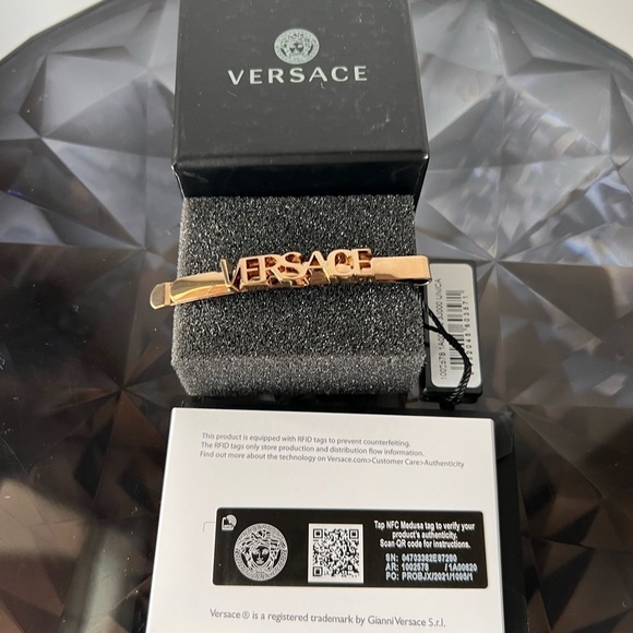 Versace Versace Goldtone Hair Pin - Picture 7 of 8